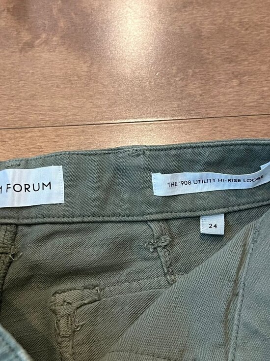 Aritzia Denim Forum The 90s Utility High Rise Loose Jeans - Picture 6 of 7